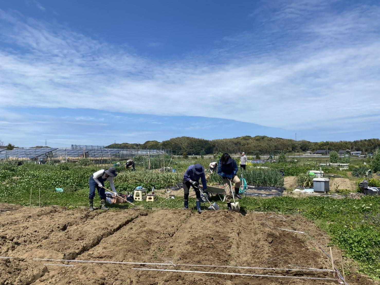 「畑コミュ」初日